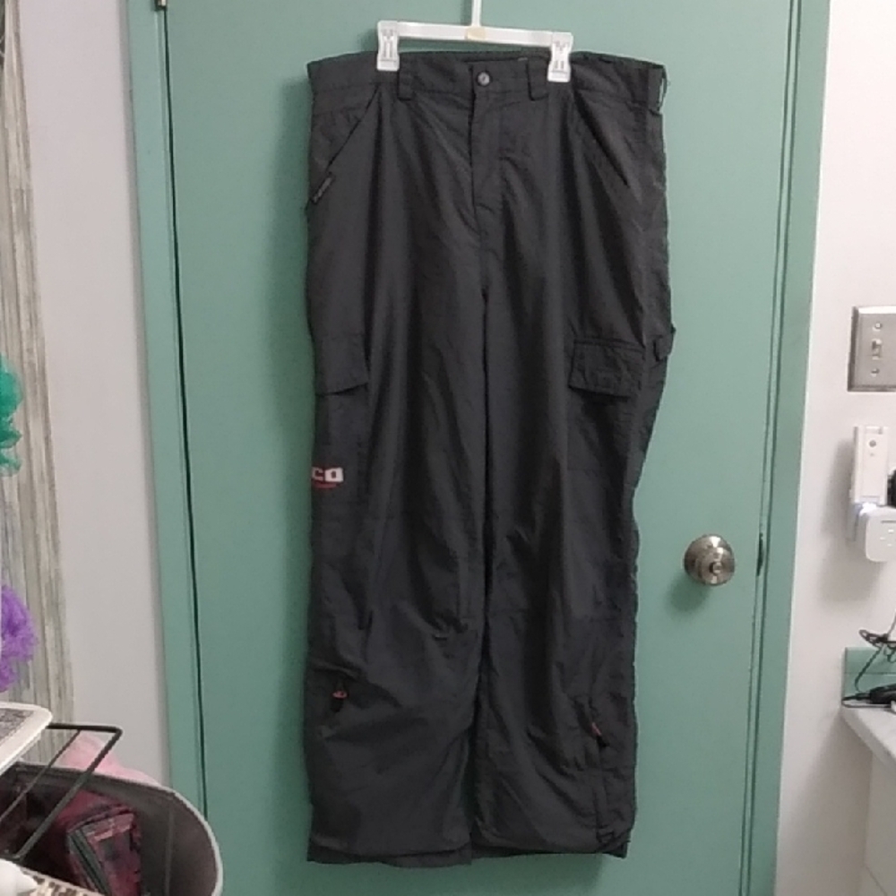 SNOWBOARD / SKI OUTER SHELL WATERPROOF CARGO PANTS MENS POINT ZERO